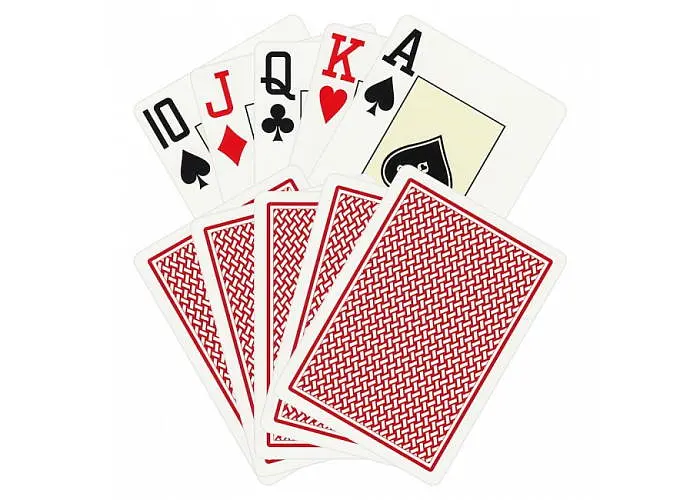 Карти гральні Cartamundi Copag TEXAS HOLD'EM 100% Plastic Jumbo Index (red) (PC_CPJI-1) - фото 2