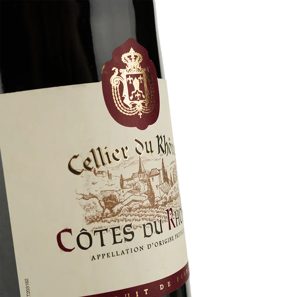 Video Cellier Du Rhone Cotes du Rhone Rouge, червоне, сухе, 13%, 0,75 л - фото 3