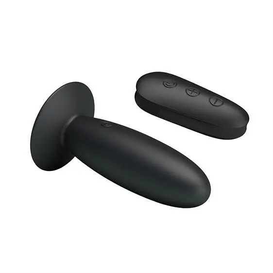 Вибрирующая анальная пробка Mr.Play Remote Control черная - фото 3