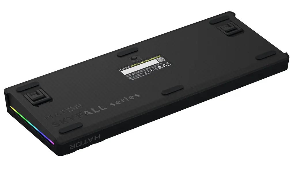 Клавіатура HATOR Skyfall 65 PRO Wireless Silent Switches Grey Black (HTK4160UA) - фото 6