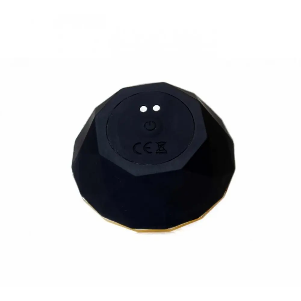 Вакуумний стимулятор клітора Diamond Air Massager USB 7 Function золотий - фото 4