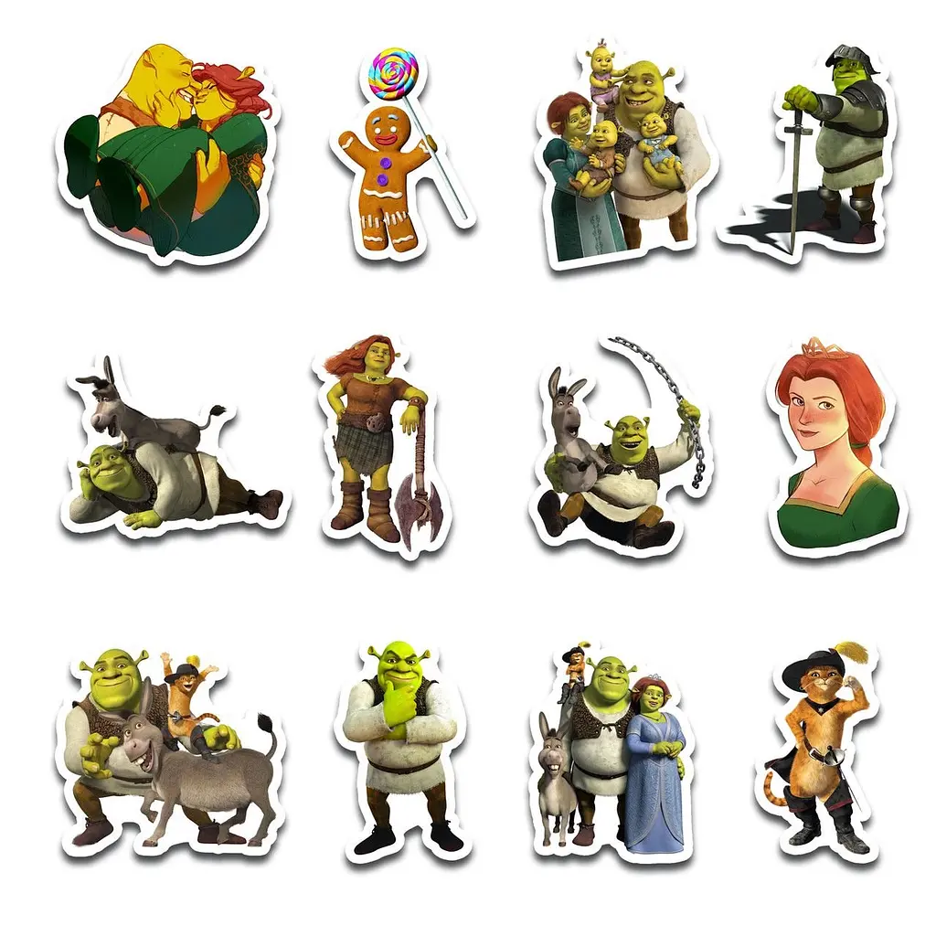 Стікерпак GeekLand Shrek 45 штук (SP SR 01) - фото 5