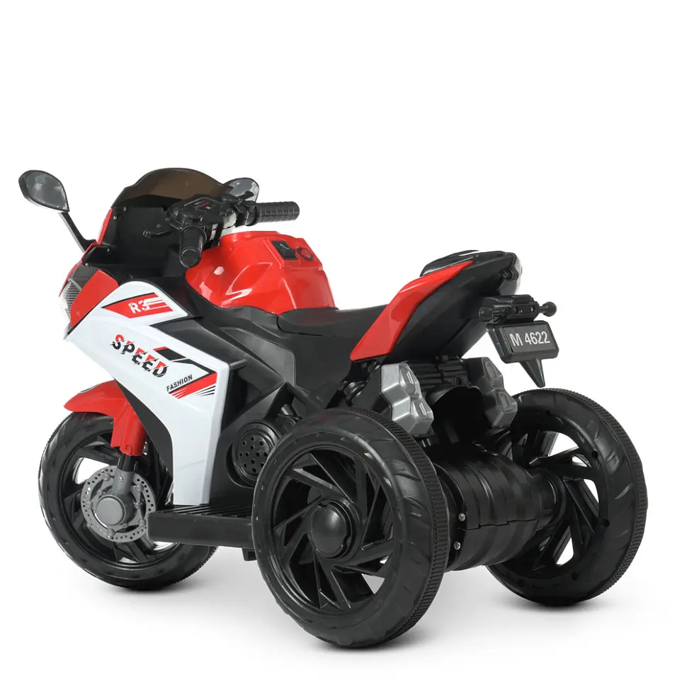 Дитячий електромобіль-мотоцикл Bambi Racer M 4622-3 до 30 кг - фото 2