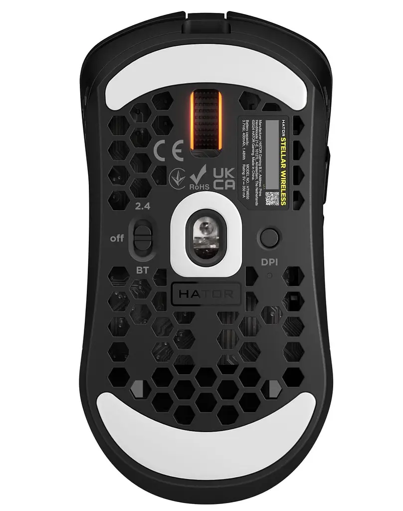 Миша HATOR Stellar Wireless Black (HTM650) - фото 2
