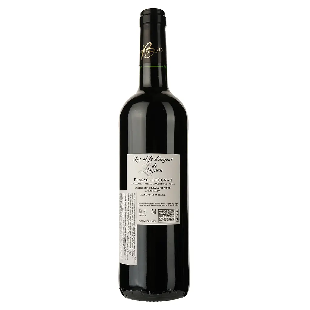 Вино La Passion Des Terroirs Les Clefs D'Argent De Leognan 2020 червоне сухе 0.75 л - фото 2