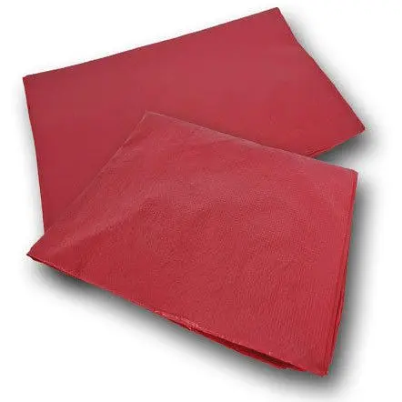Полиэтиленовая скатерть одноразовая 105х200 см красная 25 шт. - фото 3