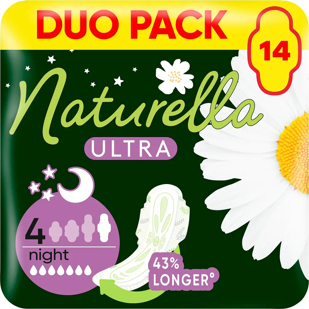 Гігієнічні прокладки Naturella Ultra Night (Розмір 4) 14 шт. (8001090585394)