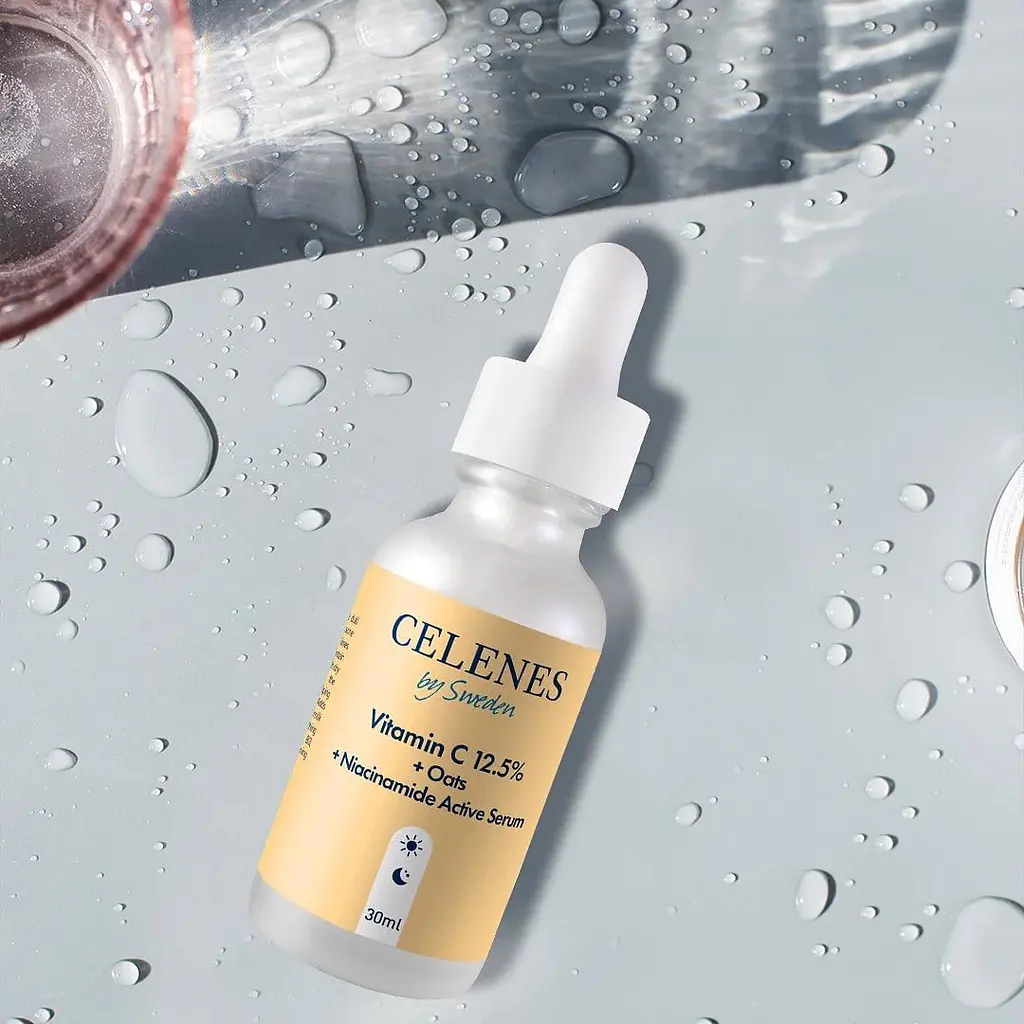Сироватка з вітаміном С 12.5%+ OATS+ніацинамід Celenes 30 мл - фото 3
