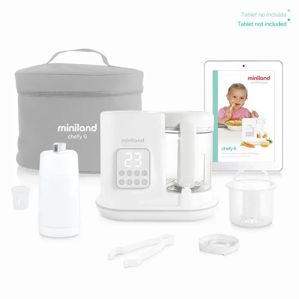 Пароварка-блендер Miniland Chefy 6, белый (89234) - фото 3