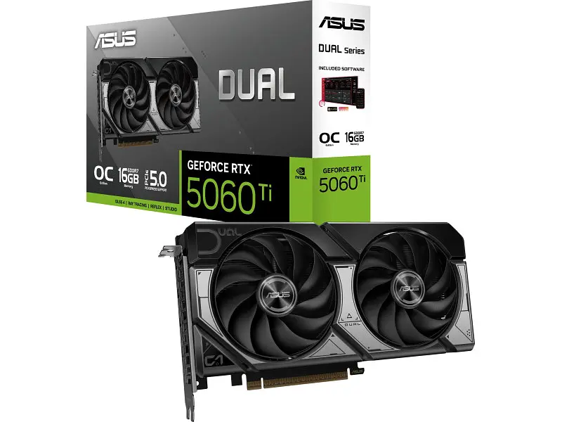 Видеокарта Asus DUAL-RTX5060TI-O16G - фото 6