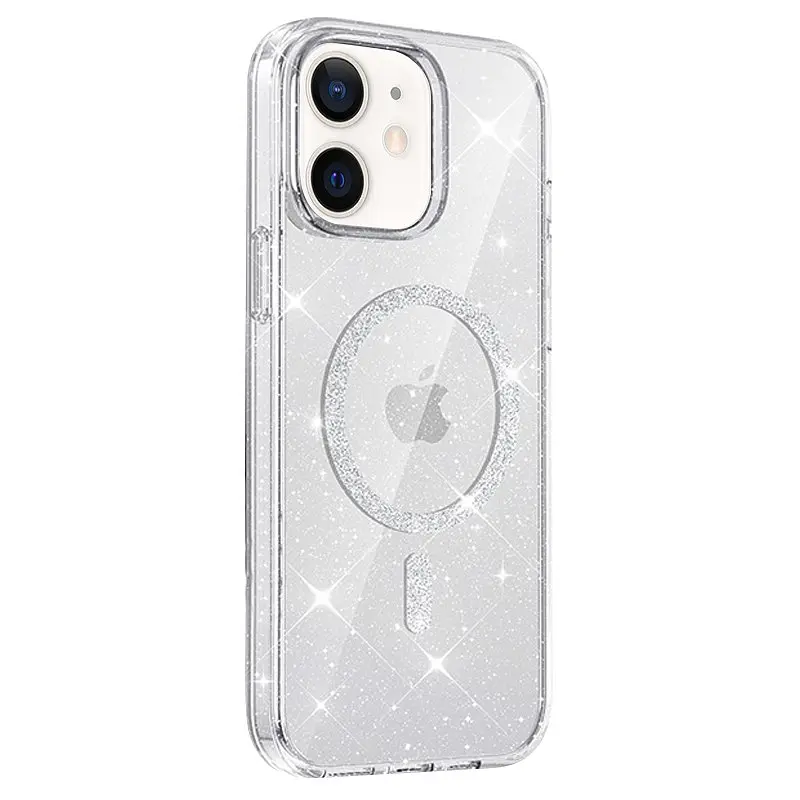Чохол TPU Eclipse Sparkle Magnetic Fit для Apple iPhone 11 (6.1") Clear - фото 2