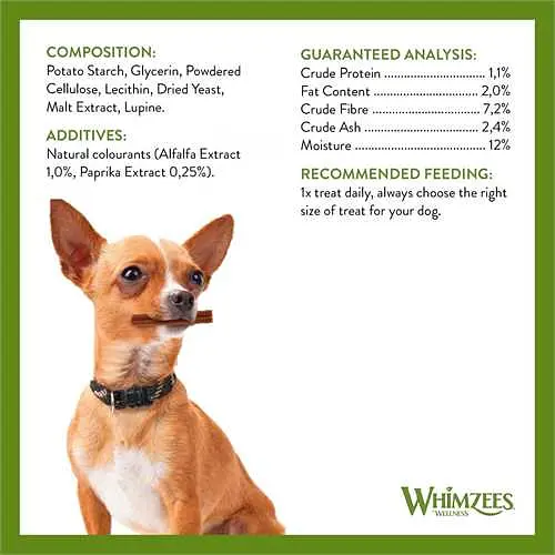 Натуральні ласощі для зубів собак WHIMZEES Dental Treats Stix S 150 шт. - фото 4