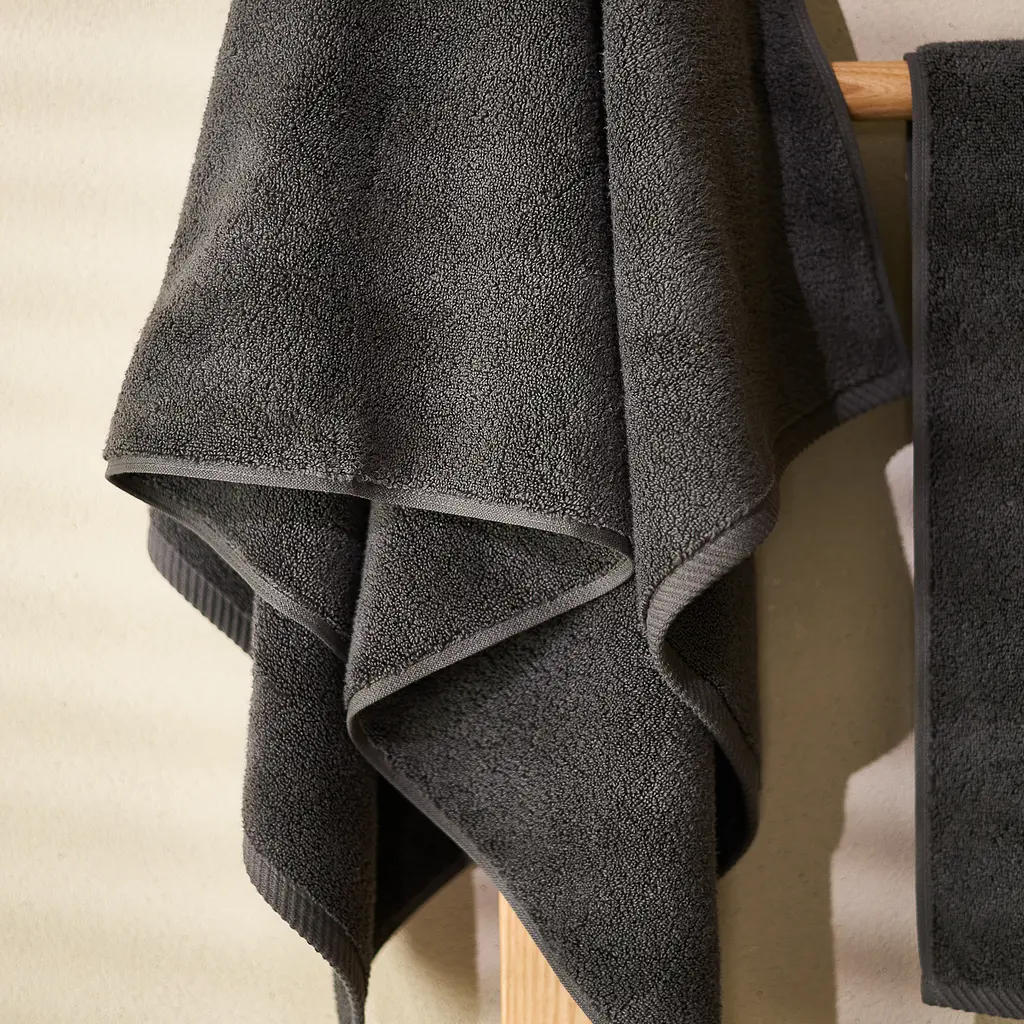 Рушник MBM HOME Теплі дюни 30x50 см темно-сірий (BT-19 S DARK GRAY) - фото 11