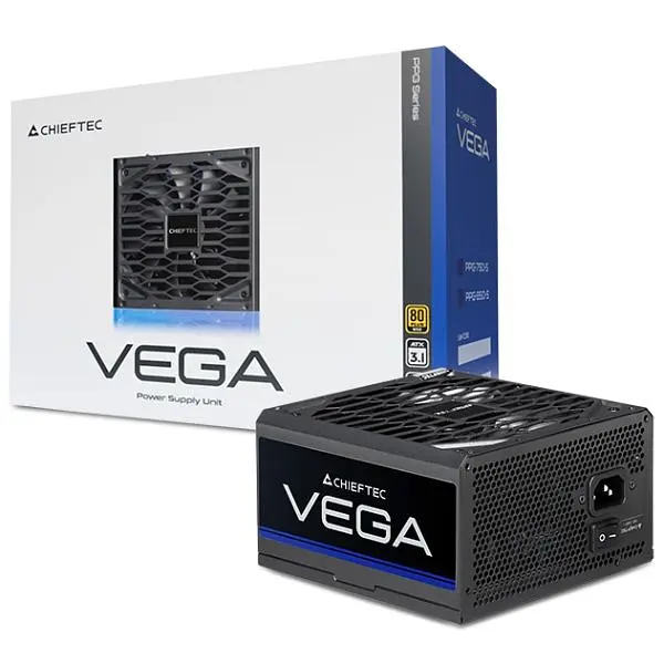 БЖ 850W Chieftec VEGA PPG-850-S ATX 3.0 135mm, 80+ Gold, Retail (PPG-850-S) - фото 2
