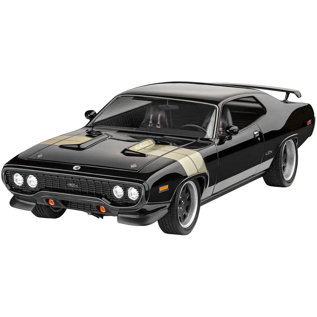Збірна модель Revell Автомобіль Plymouth GTX 1971 з фільму Форсаж рівень 4 масштаб 1:24, 81 деталь (RVL-07692) - фото 3