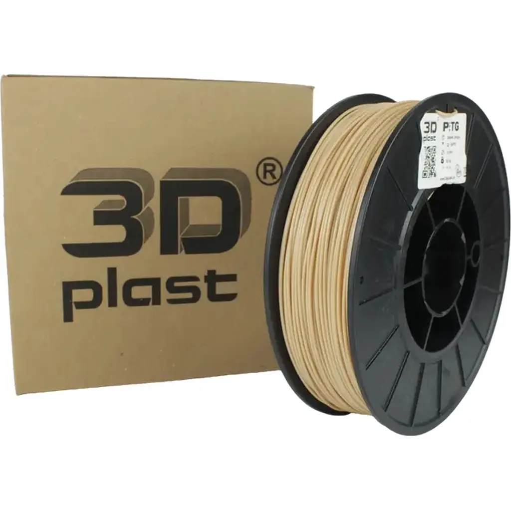 Пластик для 3D-принтера 3Dplast PETG 1.75мм, 0.85кг, beige (3DPTG17508BZH) - фото 2