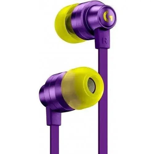 Гарнітура ігрова Logitech G333 Gaming Earphones для геймерів фіолетова (981-000936) - фото 4