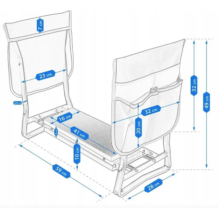 Садовая скамейка Jumi Iron со встроенным столом черная - фото 7