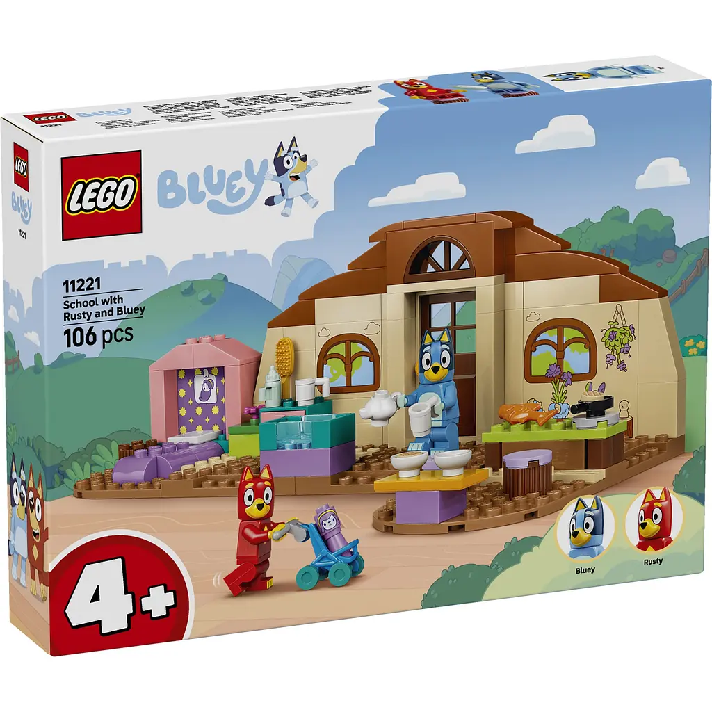Конструктор LEGO Bluey Школа з Расті та Блуї (11221) - фото 2