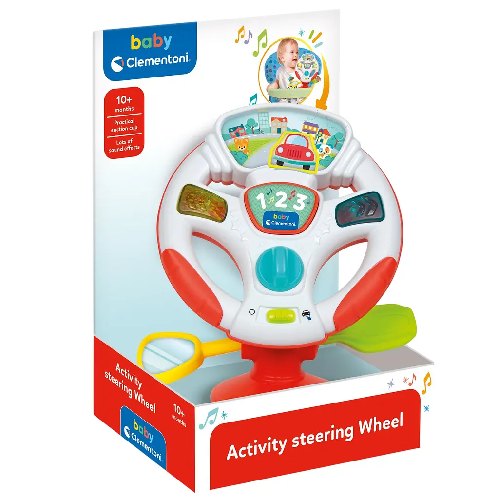 Іграшка на присосці Clementoni Activity Steering Wheel (17899) - фото 2