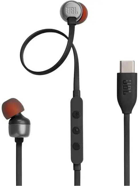 Навушники HF JBL Harman TUNE 310C USB-C Black (JBLT310CBLK) UA