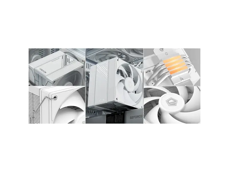 Повітряне охолодження ID-COOLING Frozn A410 DW White - фото 6