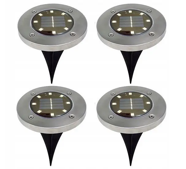 Дискові лампи Sun Lamp на сонячній батареї 8 led 4 шт - фото 3