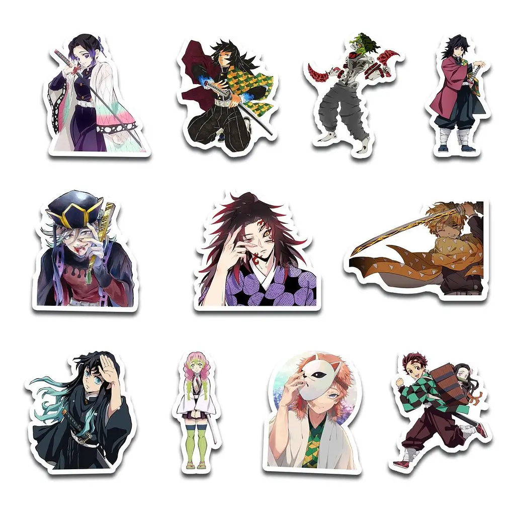 Стикерпак GeekLand Demon Slayer 45 штук (SP GL SD) - фото 2