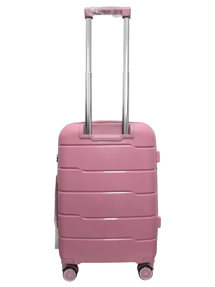 Валіза мала S+ з поліпропілену Milano bag 0305 52л Рожевий - фото 3