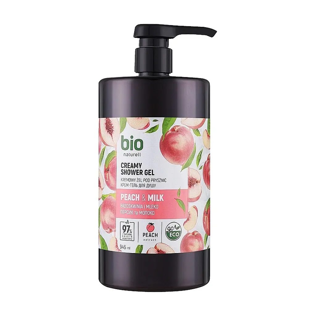 Гель для душу Bio Naturell Персик та молоко 946 мл (4820168434471)