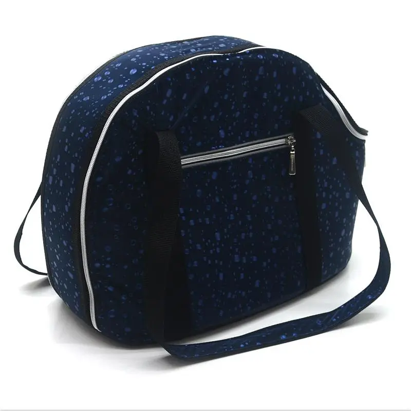 Сумка переноска для кошек и малых собак Zoo-hunt Марсель синяя №1 22х42х33 см - фото 6