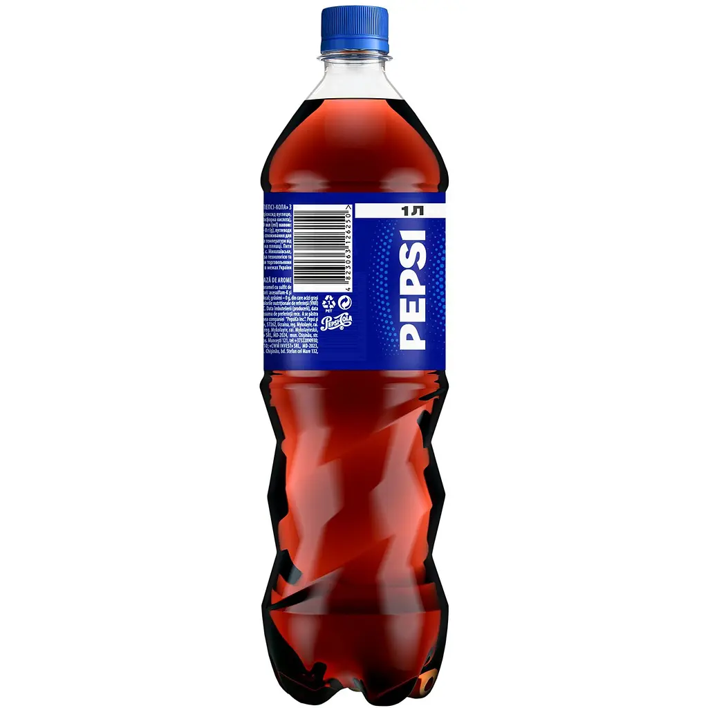 Напиток Pepsi Cola безалкогольный сильногазированный 1 л - фото 2