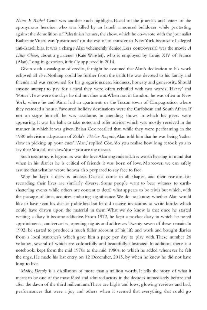 Madly, Deeply. The Alan Rickman Diaries - фото 8