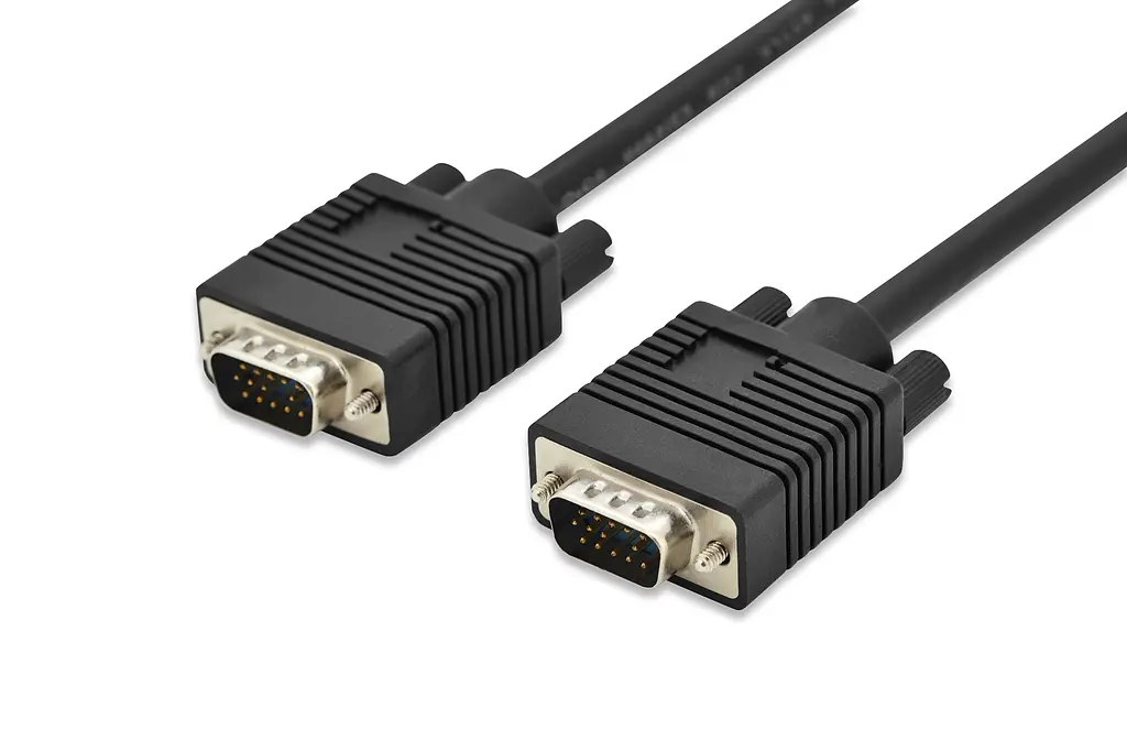 Кабель Digitus VGA, M/M, 2х феррит, 3м, черный teh0013722 - фото 2
