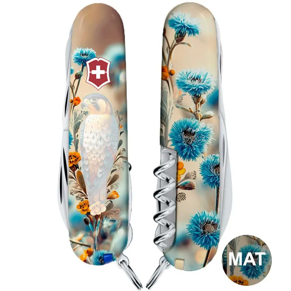 Ніж Victorinox Huntsman Ukraine 91мм,15функ ,Шляхетний Сокіл - фото 6