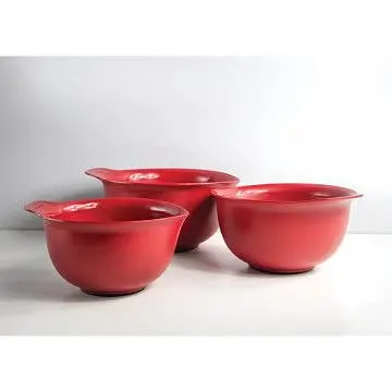 Набір мисок для змішування KitchenAid Universal, 3 шт, 2,4/3,3/4,3 л, червоний (KQG175OSERE) - фото 2
