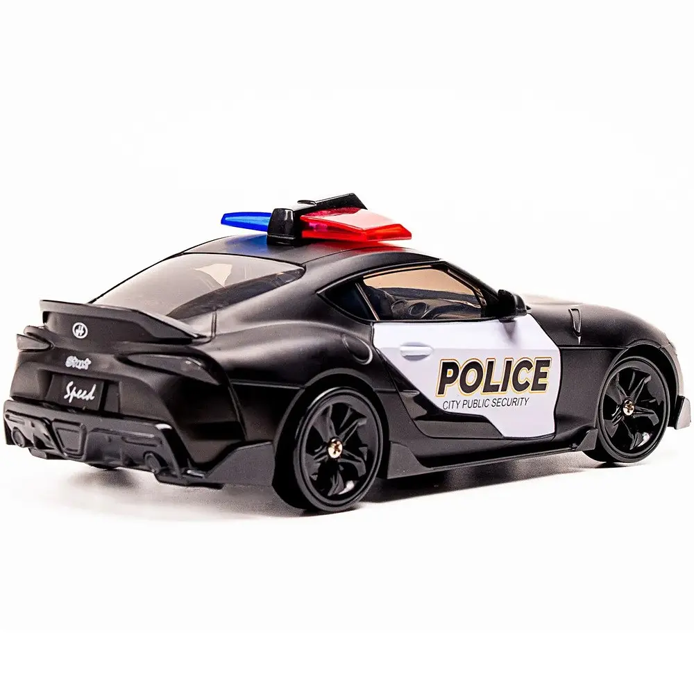 Дитяча радіокерована машина Toyota Supra MK5 поліція 1:24 4WD дрифт авто з сиреною підсвіткою та пультом - фото 7