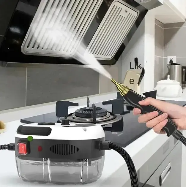 Пароочисник для прибирання Steam Cleaner 2500 Вт (1200 мл) з насадками та шлангом 2.2 м парогенератор для меблів, кухні, ванної та авто  - фото 8