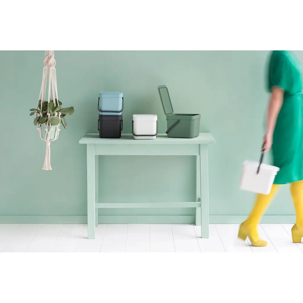 Відро для сміття Brabantia Sort&Go темно-сіре 6 л (109720) - фото 6