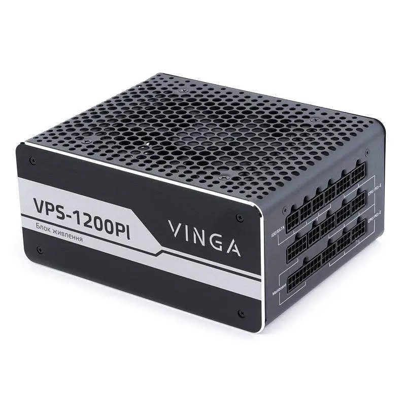 Блок живлення Vinga 80 Plus Platinum 1200W (VPS-1200Pl) Б/в - фото 2