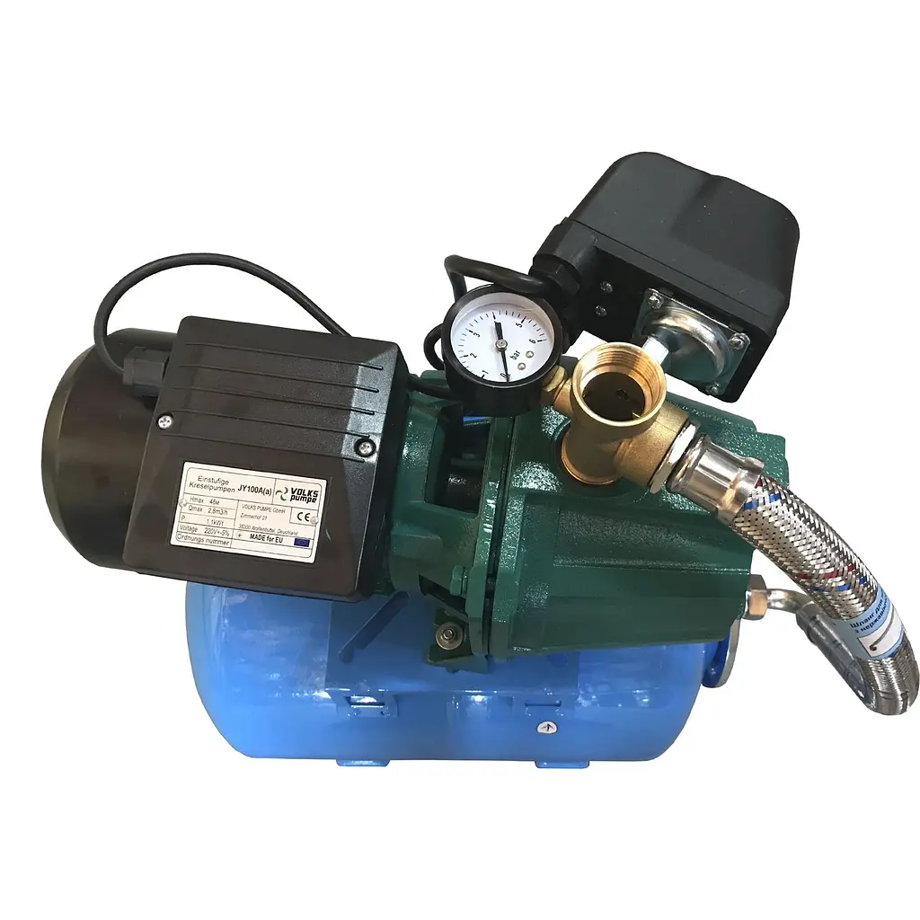 Насосна станція Volks pumpe JY100A(a)-24 1,1кВт чавун короткий (складена) на гребінці - фото 2