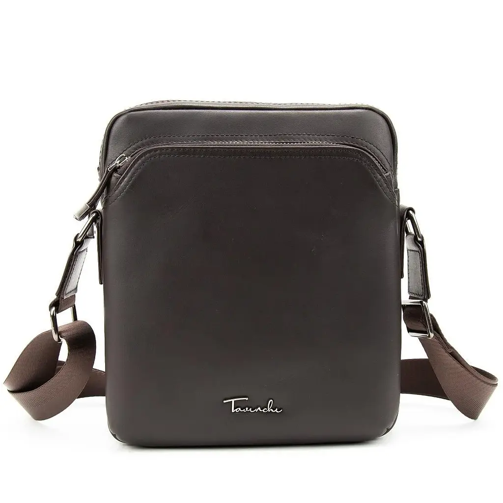 Чоловіча шкіряна сумка через плече коричнева Tiding Bag SM8-9686-4C - фото 3