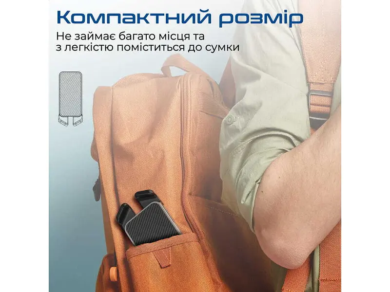 Подставка для ноутбука Promate PocketMount Grey (pocketmount.grey) - фото 4