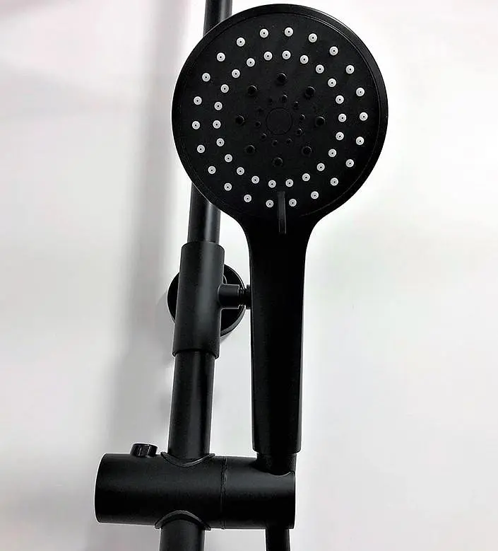 Душова система Dusel Lacio Black Matt (231355000), Чорний матовий - фото 7