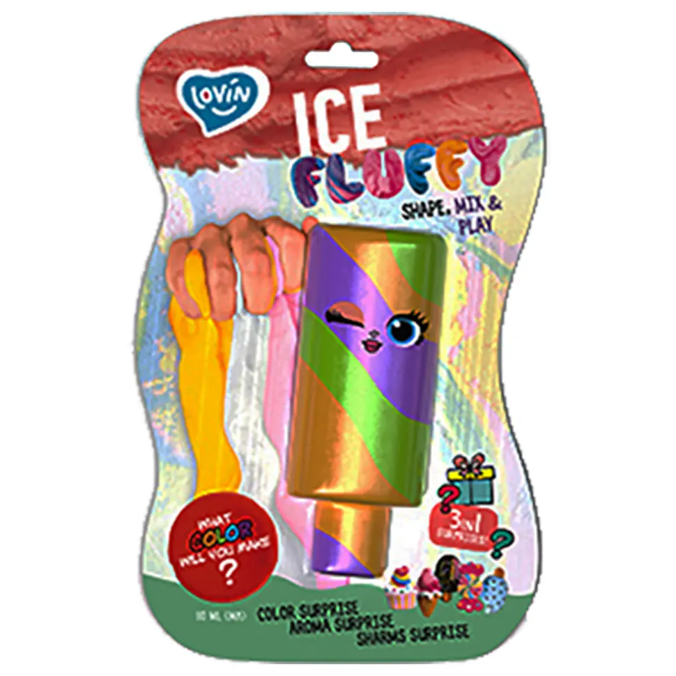 Лізун-антистрес TM Lovin Ice Fluffy ескімо 110 мл 80127 - фото 4