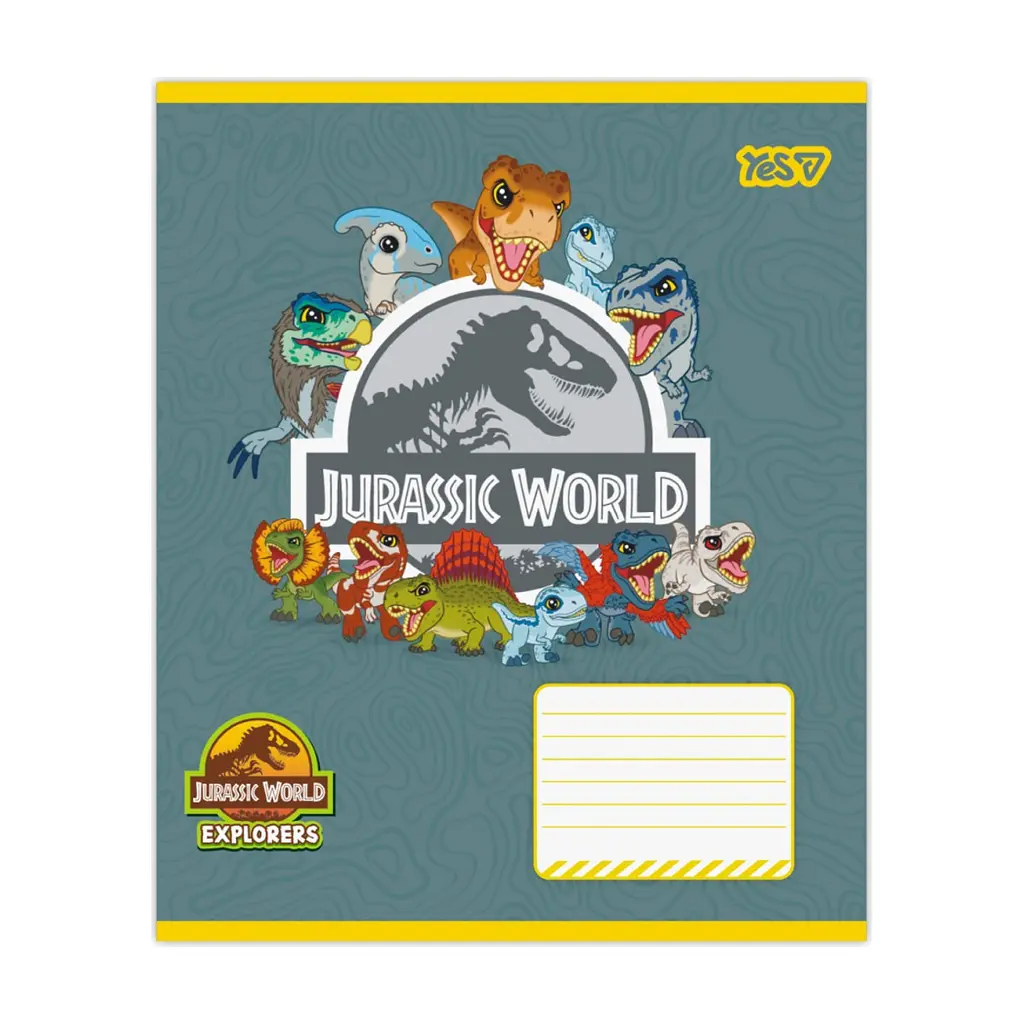 Зошит Yes Jurassic World Dino А5 12 аркушів клітинка (768711), в асортименті - фото 5