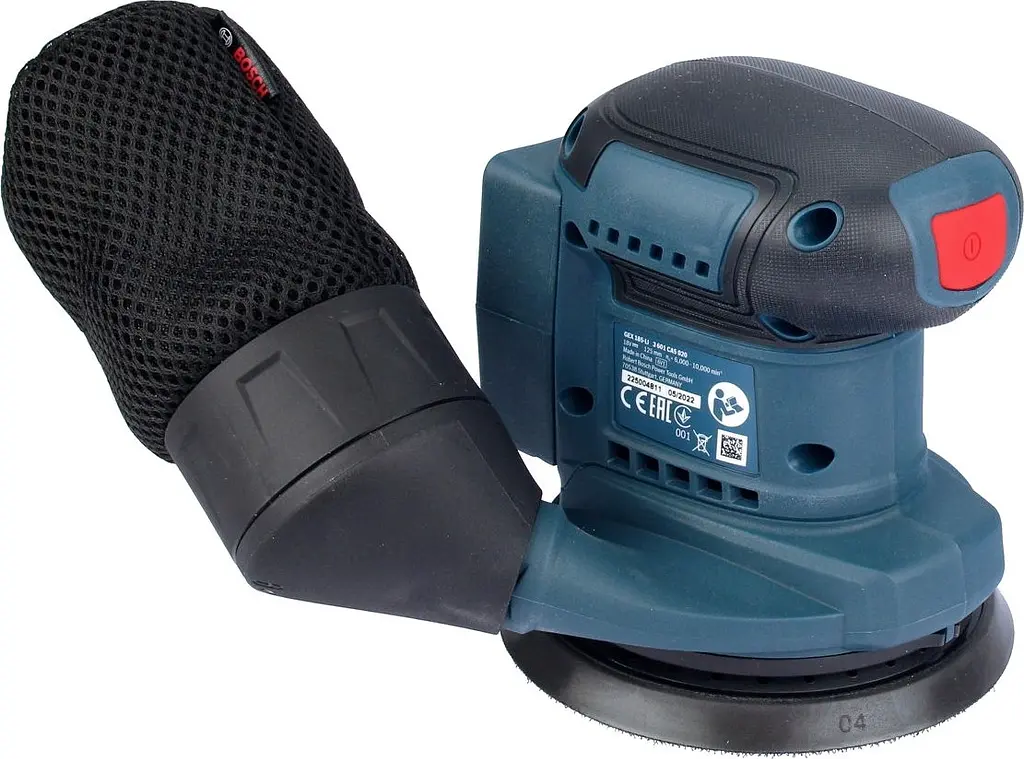 Шліфмашина ексцентрикова акумуляторна Professional GEX 185-LI 18В Bosch teh0025507 - фото 5