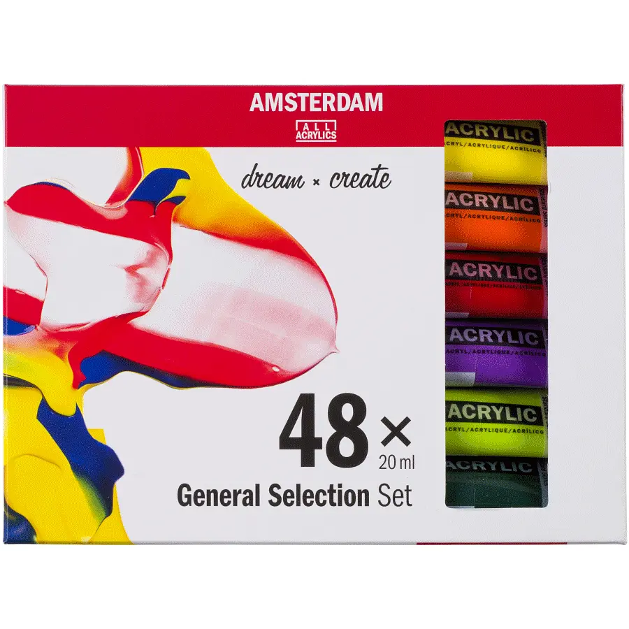 Набір акрилових фарб Amsterdam General Selection 48х20 мл Royal Talens (8712079451073) - фото 2