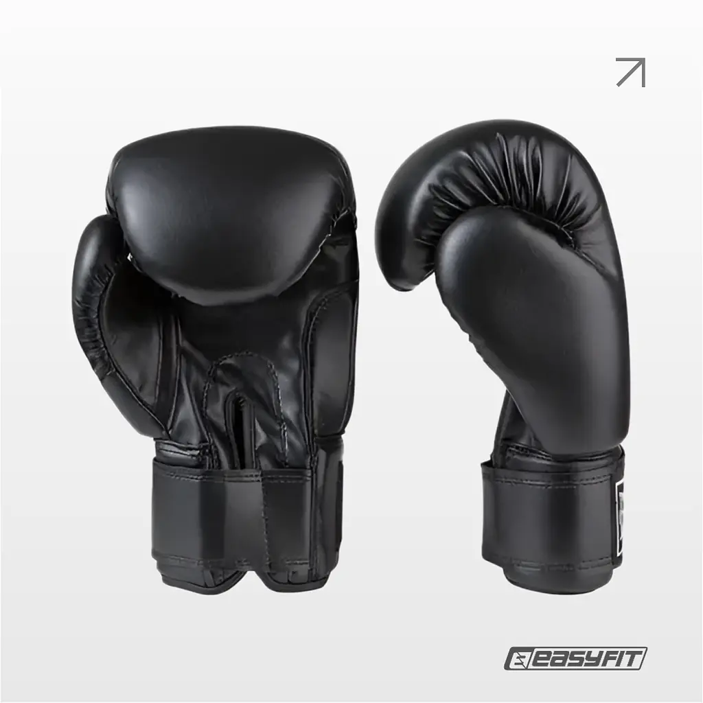 Боксерські рукавички Everlast 16 унцій (16 oz) чорні - фото 3