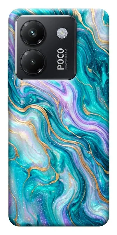 TPU чохол Demsky Mermaid marble для Xiaomi Poco M7 Pro 5G